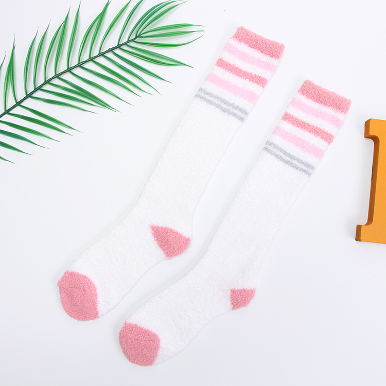 Ms. Gao Tong Cartoon Animal Coral Velvet Thick Warm Socks Half Of Cashmere Socks Floor Sleeping